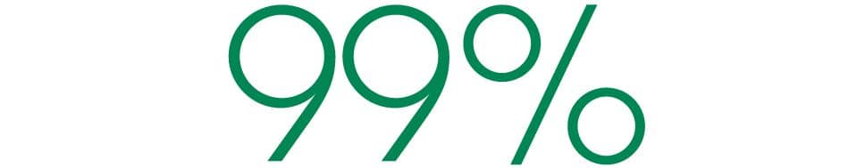 99 percent